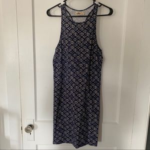 Hollister Blue Aztec Print Body on Dress
